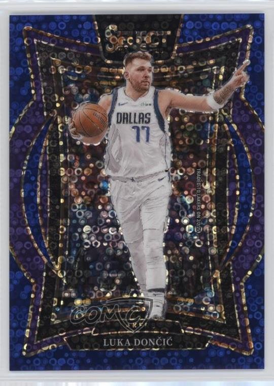 2024-25 Panini Select Concourse Blue Disco Prizm /25 Luka Doncic #56 6m7