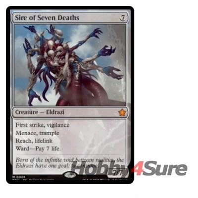 Sire Of Seven Deaths M/NM Magic: The Gathering MTG Foundations | eBay