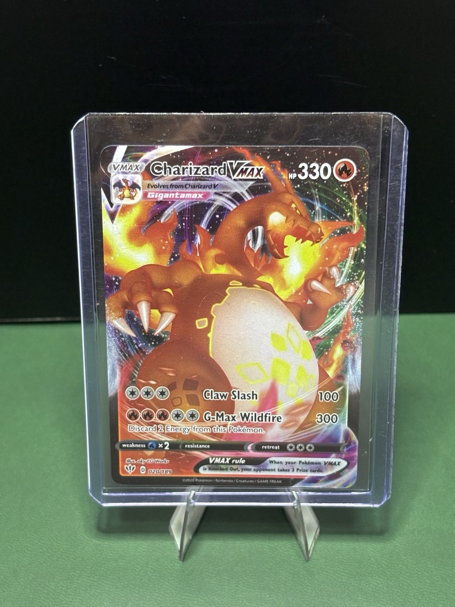 Pokémon TCG Charizard VMAX Darkness Ablaze Holo Ultra Rare Card