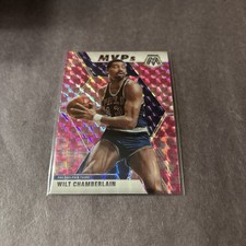 2019-20 Panini Mosaic MVPs Wilt Chamberlain #300 Pink Prizm
