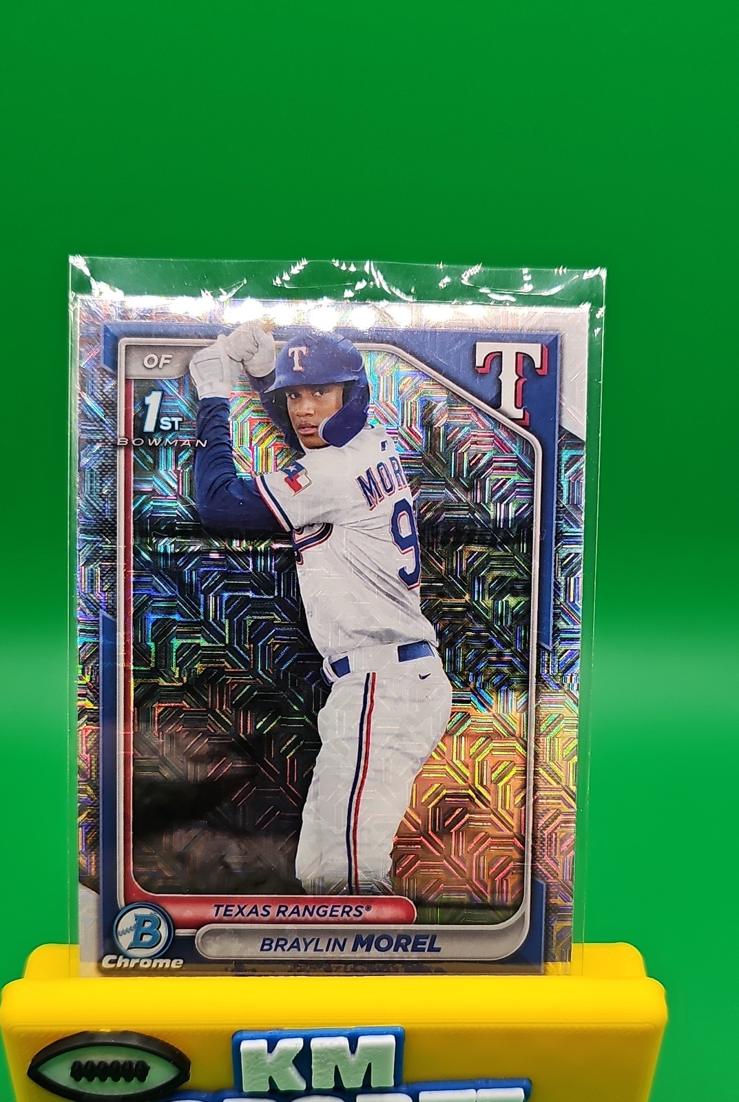 2024 Bowman Chrome  Braylin Morel #BCP-192 Mojo Refractor (RC) Rangers (L02)