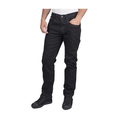 LCPNT219 HerrenJeans aus StretchDenim in WorkwearWaschung mit 5 Taschen, Schw...