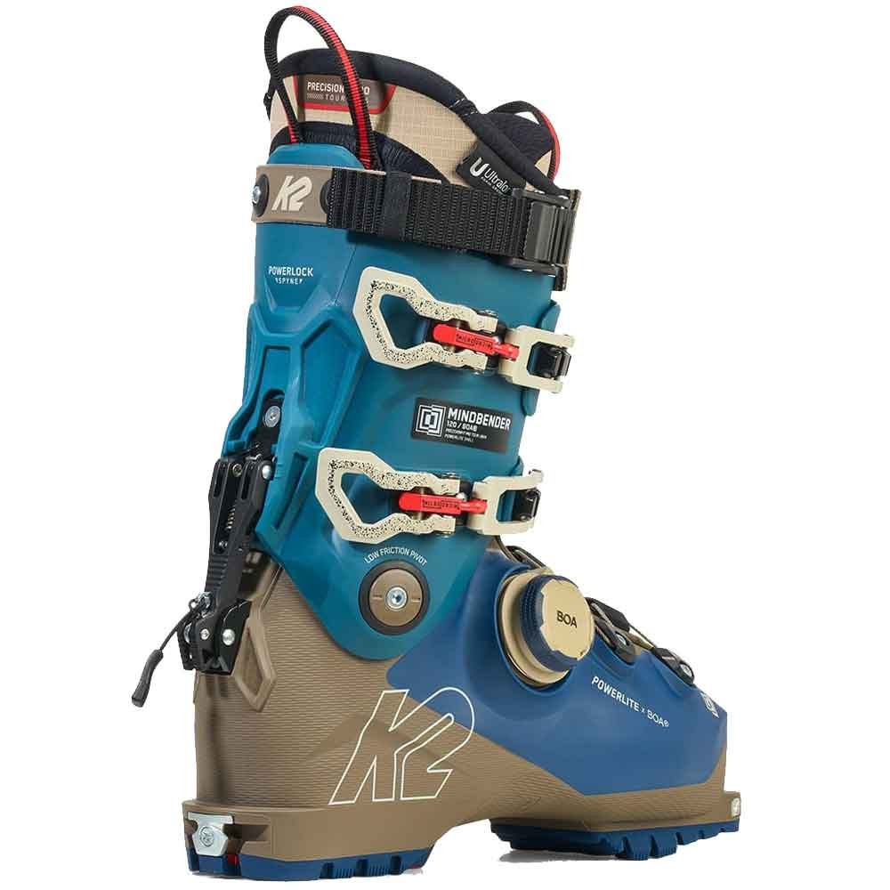 K2 Mindbender 120 BOA Stivali Da Sci Uomo Blu/Marrone 2026 NUOVO foto 3