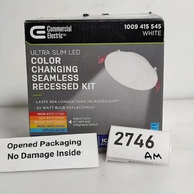 Silver Infinity Led Feature Light Commercial Electric 4