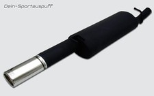 Ulter Sportauspuff Opel VECTRA A Fließheck 88-95 100mm rund eingerollt gerade