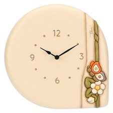 THUN OFFERTA - SCONTO 20 % - OROLOGIO da parete " Fiori e Farfalla "  - Nuovo 