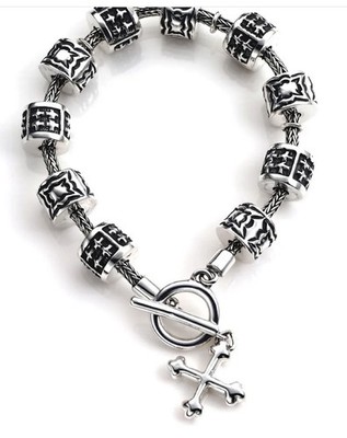 Cynthia Gale 925 Sterling Gebetsarmband Washington Cathedral selten 37g