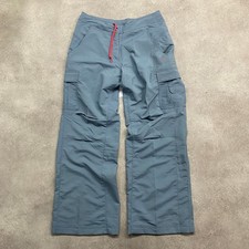 Nike Cargo Trousers Womens 8 Dri-Fit Y2K Swoosh Loose Fit Pants, Blue