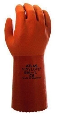 Best Glove 620XL-10 Double Dipped Gloves, 12'' Length, X-Large, Orange (Pack...