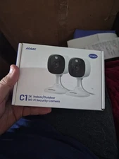 AOQEE, C1 2K Indoor/ Outdoor Security Camera. 2 Pack