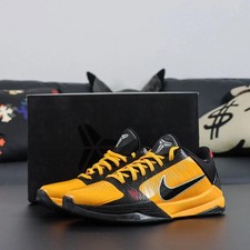 MEN Zoom Kobe ZK5 "Bruce Lee" CD4991-700 Yellow Size US 7-12