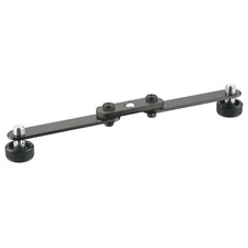 K&M 23510 Adjustable Stereo Microphone Bar - Black