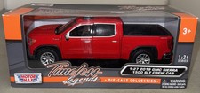 2019 GMC SIERRA 1500 SLT CREW CAB PICKUP RED 1/24-1/27 DIECAST BY MOTORMAX 79361