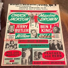 BEN E KING CHUCK JACKSON PATTI LABELLE MAXINE BROWN JERRY BUTLER CONCERT POSTER