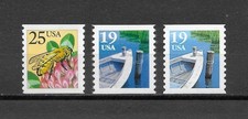 USA, znaczki z 1988/92 - czyste.