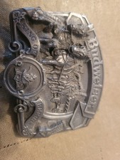 Vintage Budweiser Beer Clydesdale Belt Buckle