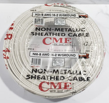 CME 14/2 Indoor Copper Building Wire NM-B w/ Ground Wire 250' Foot Roll