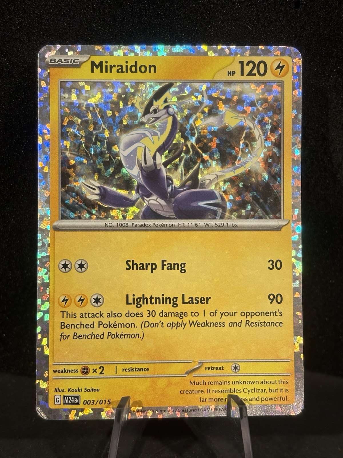 Pokmon TCG Miraidon 003/015 New 2025 McDonalds Happy Meal Dragon Discovery  | eBay