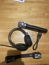 FM Radio Headphones Operated Portable Stereo Over Ear Foldable Receiver