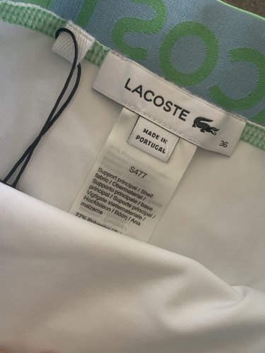 Neu mit Etikett Damen Lacoste Print Bikinihose mit Oversize-Logo in Grün Größe 36-4 - Bild 13 von 24