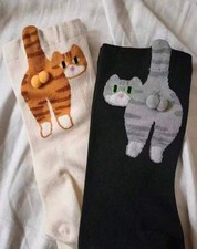 NEW, 1 Pair Novelty Cats Socks - Men Women Novelty Gifts - Pick Colour...