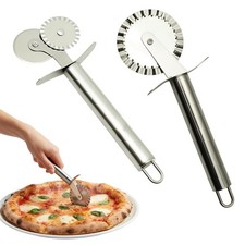 2 Teigrädchen Aus Edelstahl, Pizzaroller Und Teigschneider, Ideal Für Pasta, ...