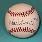 MIKE MUSSINA (NY Yankees) Signed Official MLB Baseball Beckett (BAS) & HOF Insc