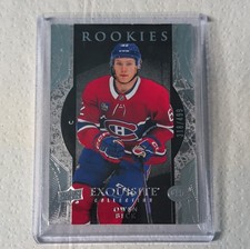 Upper Deck Ice Exquisite Rookies Owen Beck #R10 Montreal Canadiens /499 Rookie