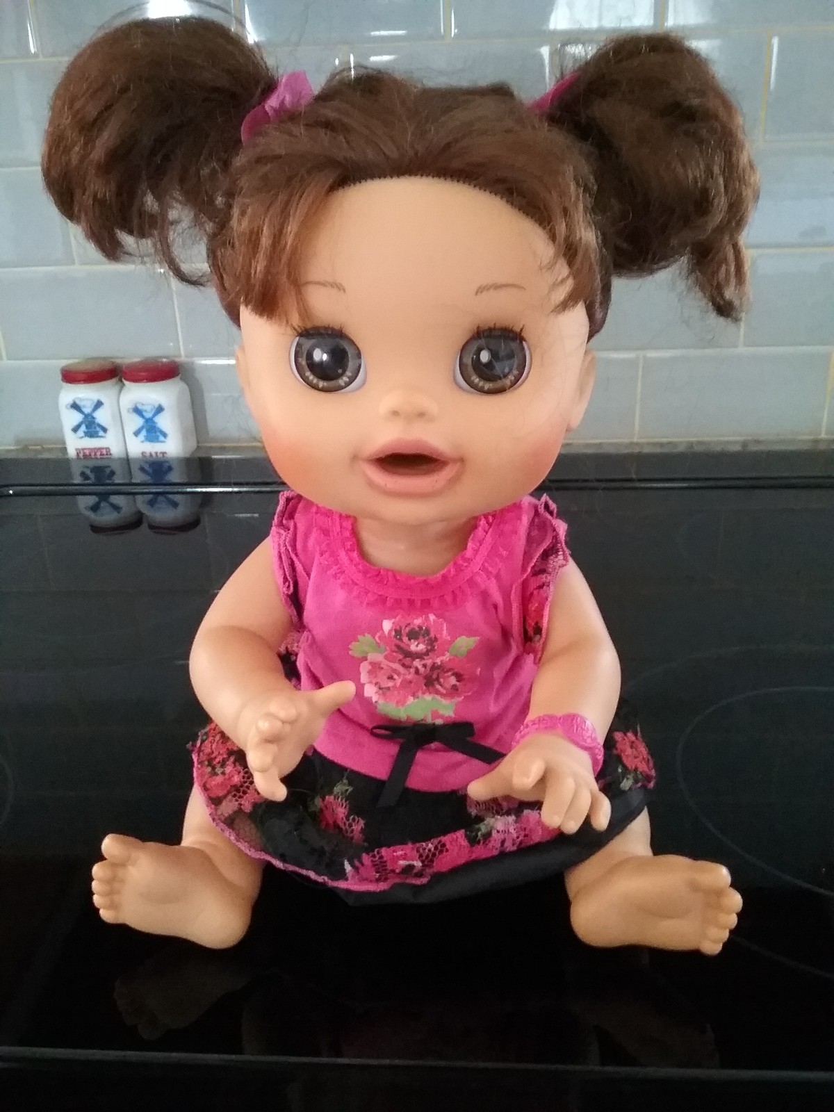 Baby Alive Real Surprises English Spanish Speaking, Brunette