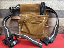 Nicholas Heavy Split Cowhide Tool Belt #489WB Made In America W/ Craftsman 43373