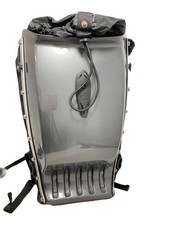 Boblbee Hard Shell Backpack Gray Slim Protective Motorcycle Pack Used