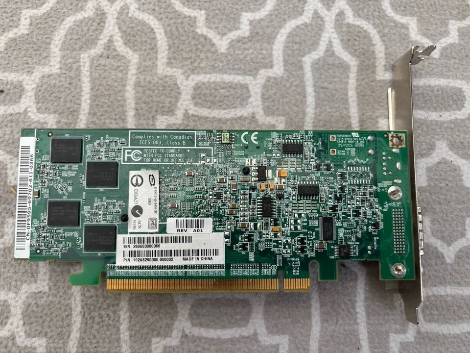 Dell F9595 RADEON X600 256MB PCI-E Video Card - Image 2 of 3