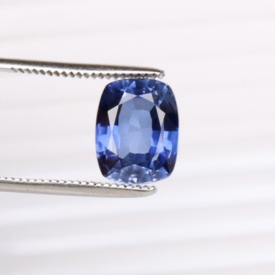 Royal Ceylon Loose Blue Sapphire 4.15 Ct. Cushion Cut Precious Finest Gemstone