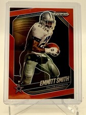 2025 Panini Prizm Black #40 Emmitt Smith Red /299 Dallas Cowboys