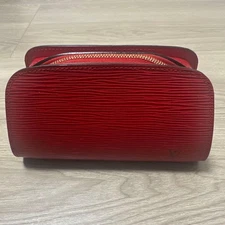 Louis Vuitton Dauphine Epi Red Pouch Makeup Pouch
