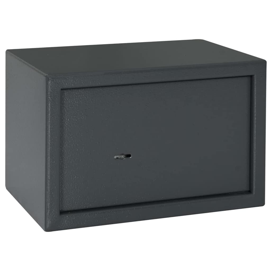 Cassaforte Blindata 31x20x20 cm Acciaio Grigio - Massima Protezione