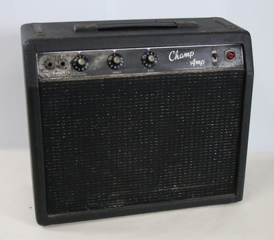 Fender Champ Amp Blackface 1964 Vintage Guitar Combo Amplifier