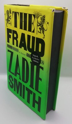 Zadie Smith THE FRAUD Signed Waterstones Exclusive Edition Hardback Sprayed Edge