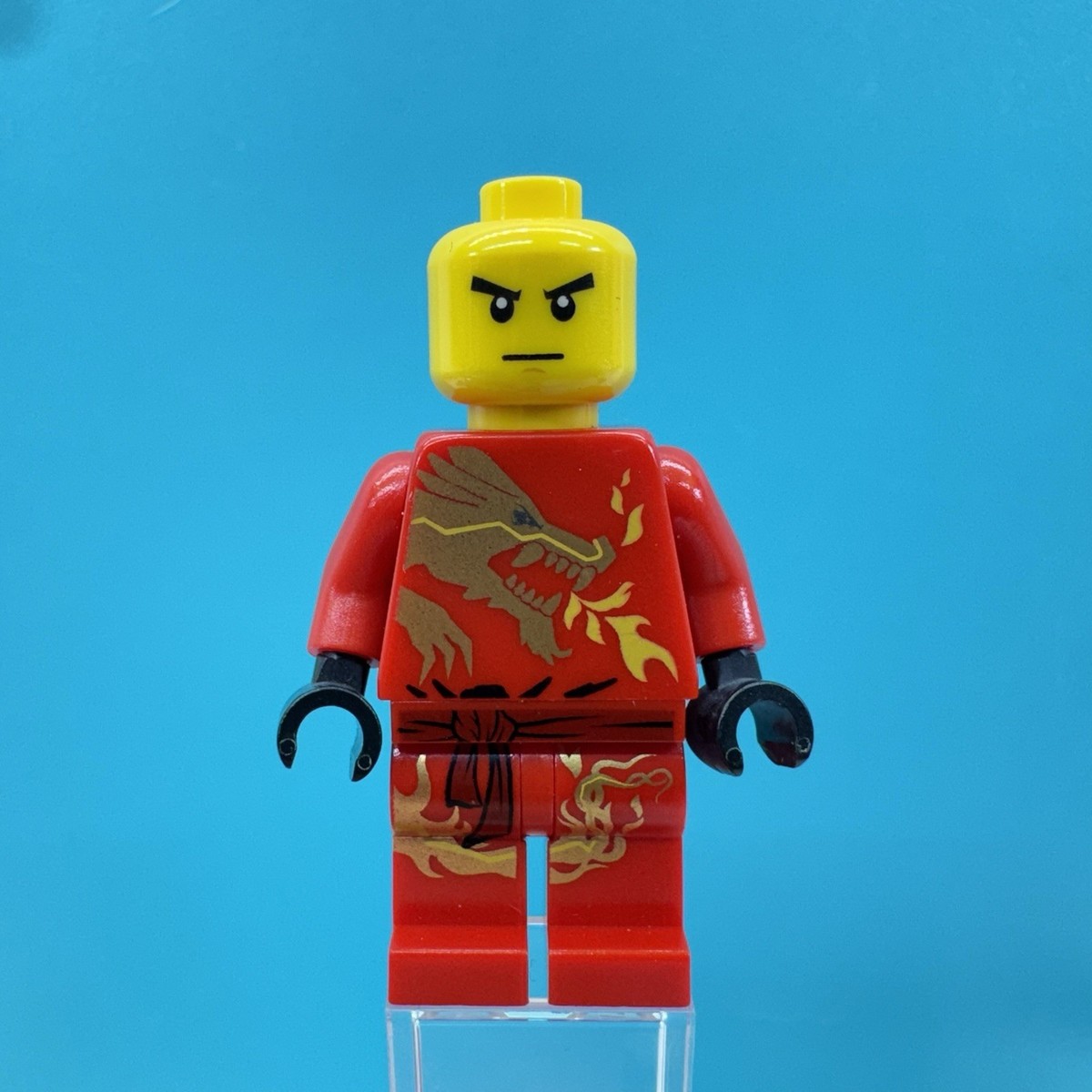 LEGO Kai DX Minifigure - Gold Weapon Fire Sword 2507 2254
