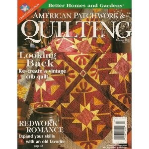 BETTER HOMES AND GARDENS AMERICAN PATCHWORK & QUILTING magazine August 2000 ...