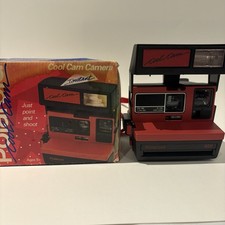 Vintage Polaroid 600 Cool Cam Red Instant Film Camera - with Box