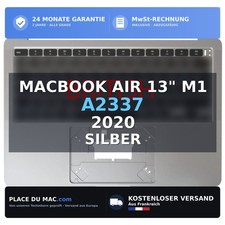 oberes Gehäuse Britisch für MacBook Air 13 A2337 M1 2020 Silber