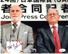 Vint Cerf signed 8x10 Photo The Father of the Internet JSA Authentication