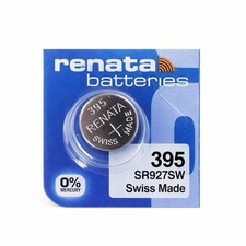 395 RENATA WATCH BATTERIES SR927SW silver 1.55V swiss made lithium batteries buy