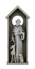 St. Francis 12 Garden Statue Plaque Catholic ...