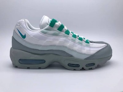 Nike Air Max 95 Essential Clear Emerald US 10.5 White Green Mens Sneakers