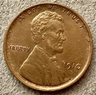 1910p  Lincoln Wheat Cent - [AU] About Uncirculated - High Grade ~ C009
