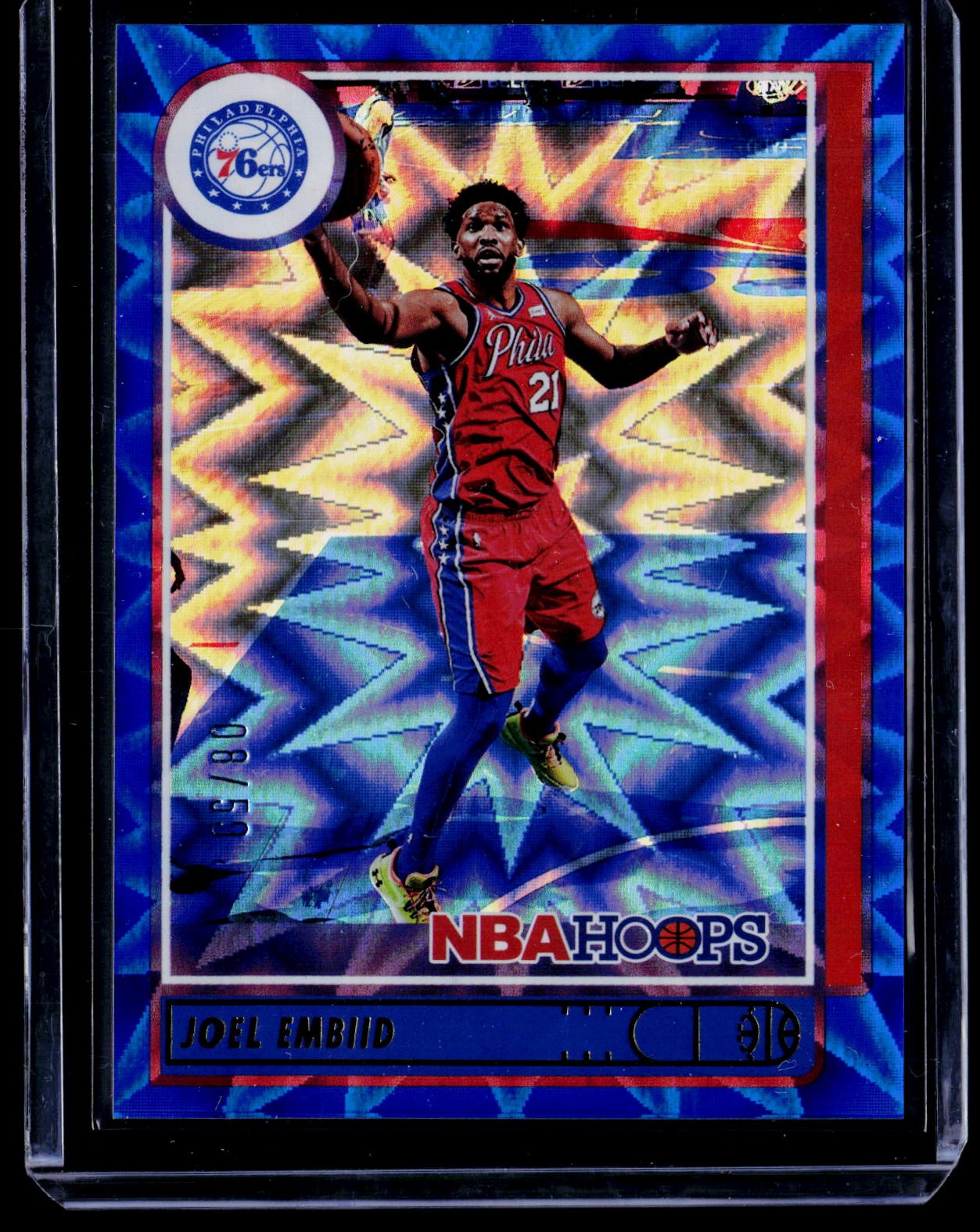 2021-22 Hoops #27 Joel Embiid NBA 75th Anniversary /59