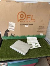 Pet Potty Toilet Indoor Training Pad Mat Dog Puppy Astroturf Yard Lawn Grass