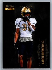 2021 Wild Card Matte White #MBC-53 Aaron Robinson Black